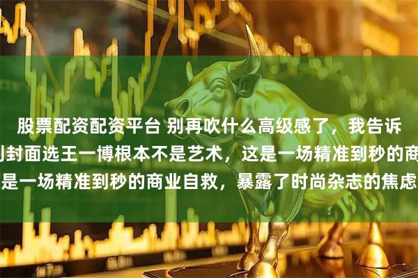 股票配资配资平台 别再吹什么高级感了，我告诉你GQ停刊一年半，复刊封面选王一博根本不是艺术，这是一场精准到秒的商业自救，暴露了时尚杂志的焦虑与无奈